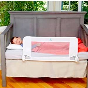 hiccapop Convertible Crib Bed Rail for Toddlers with Reinforced Anchor Safety